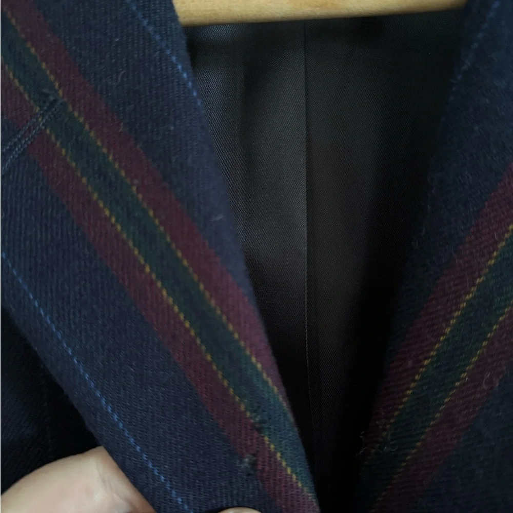 Vintage HTF 100% Wool Ralph Lauren Embroidered Blazer - Picture 4 of 16